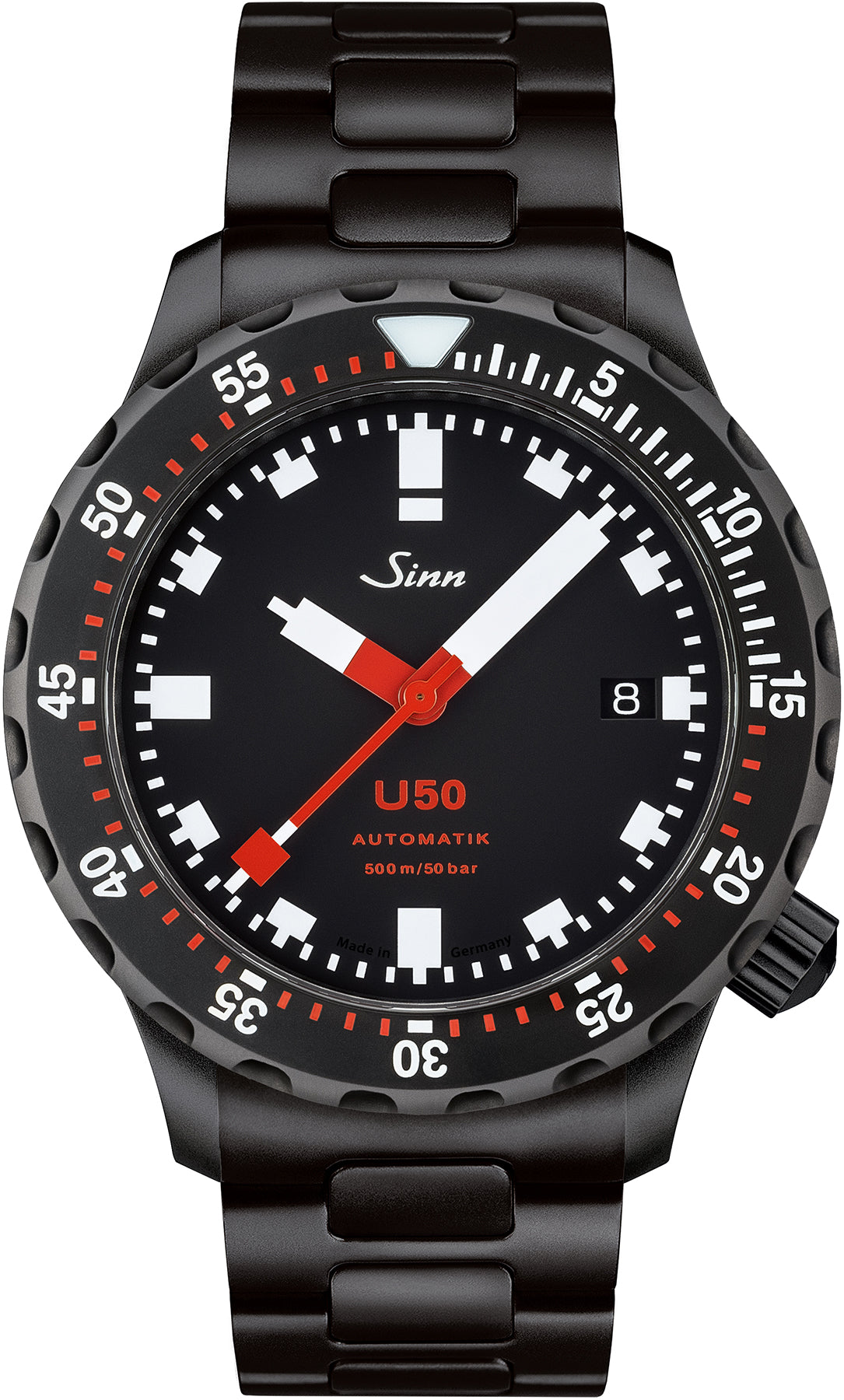 Sinn U50 S H Link Bracelet Pvd