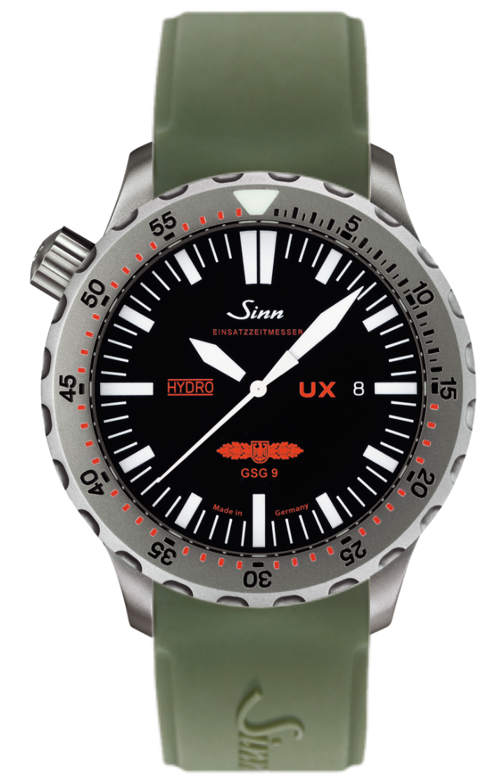 Sinn Ux Gsg 9 Ezm 2b Tegimented Green Rubber