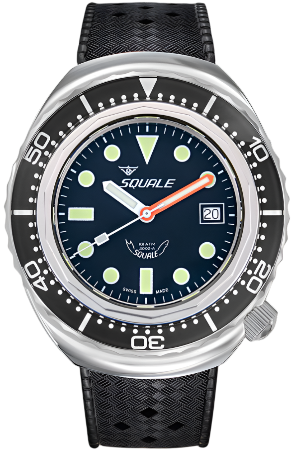 Squale 2002 Black Round Dots