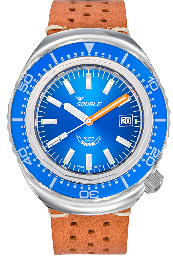 Squale 2002 Blue Leather