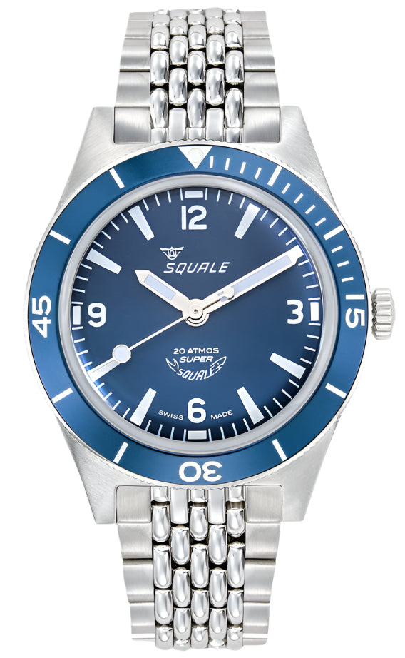 Squale Supersquale Sunray Blue Bracelet