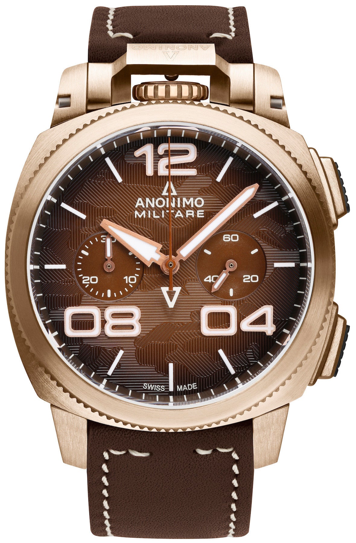 Anonimo Watch Militare Alpina Camouflage Brown Limited Edition
