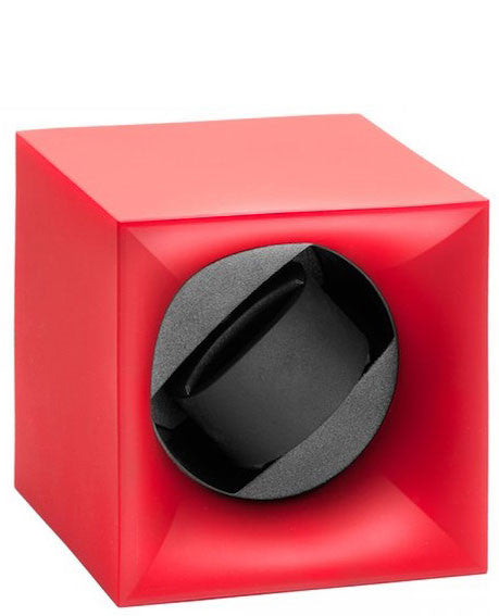 Swiss Kubik Watch Winder Single Startbox Red Soft Touch