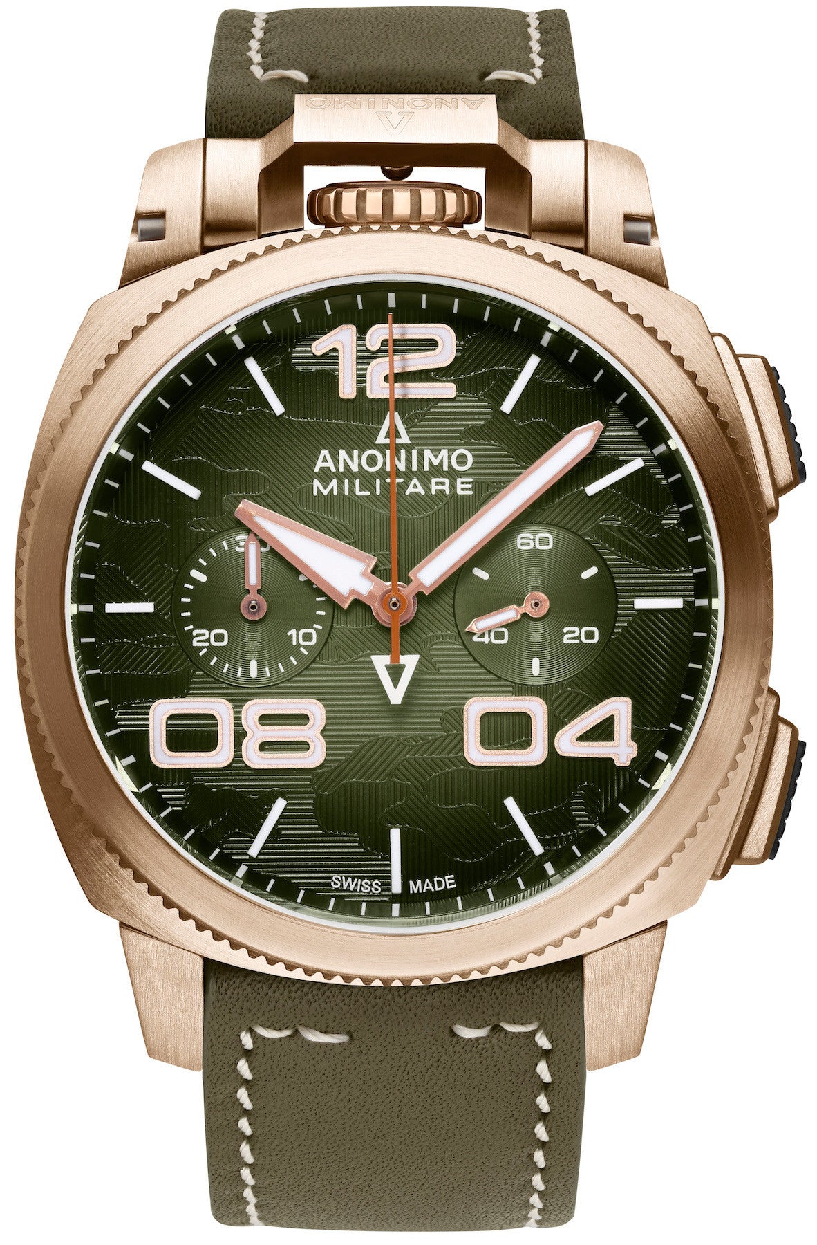 Anonimo Watch Militare Alpina Camouflage Green Limited Edition