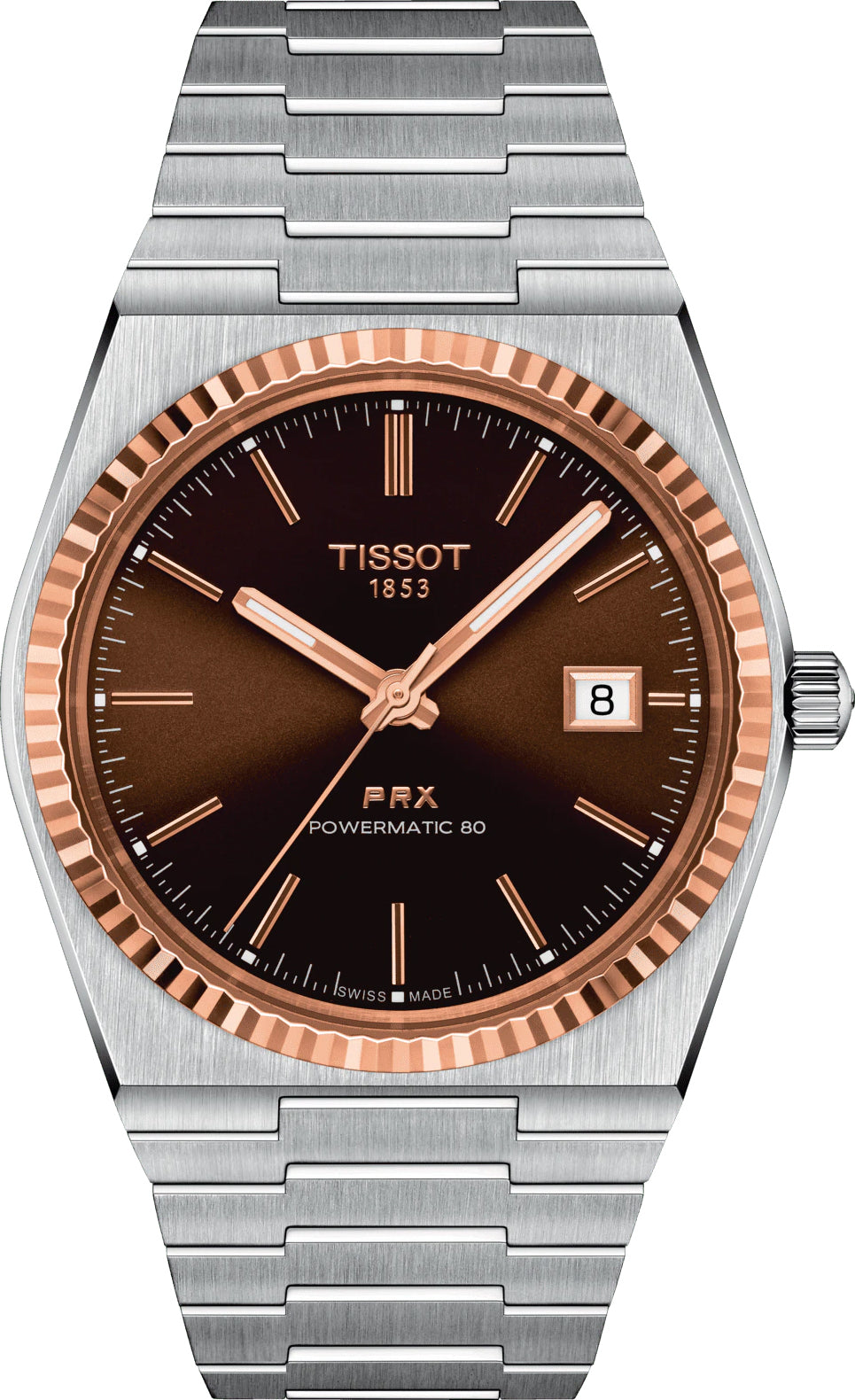 Tissot Prx Powermatic 80 Steel & 18k Gold