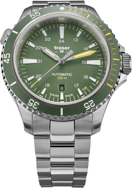 Traser H3 P67 Diver Automatic Green Special Set