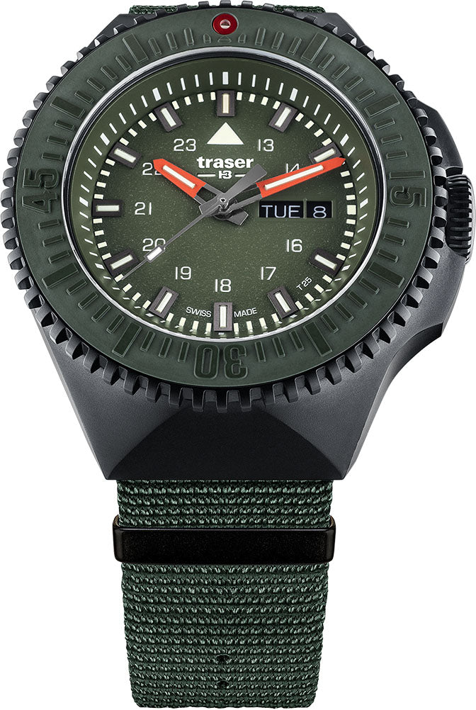 Traser H3 P69 Black Stealth Green Nato