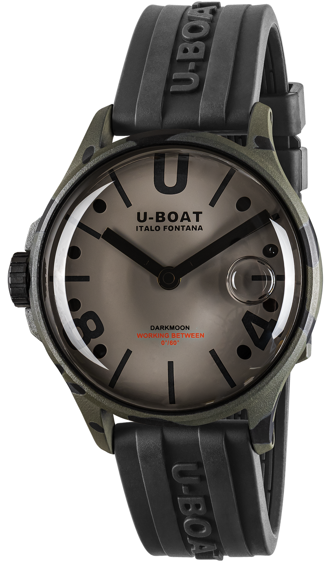 U-boat Darkmoon 40 Camouflage Grey Curve Black