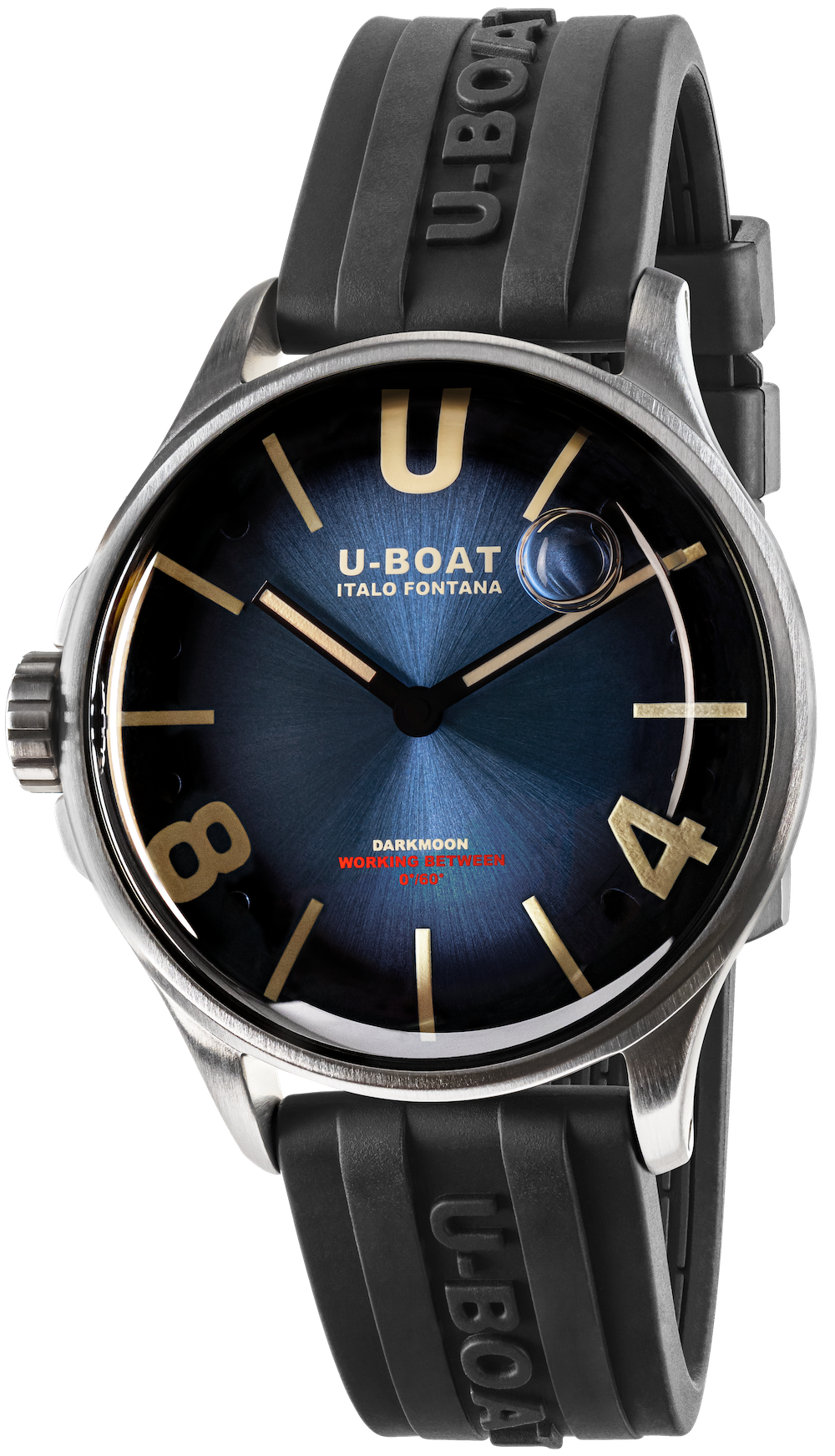 U-boat Darkmoon 40mm Blue Ss Soleil