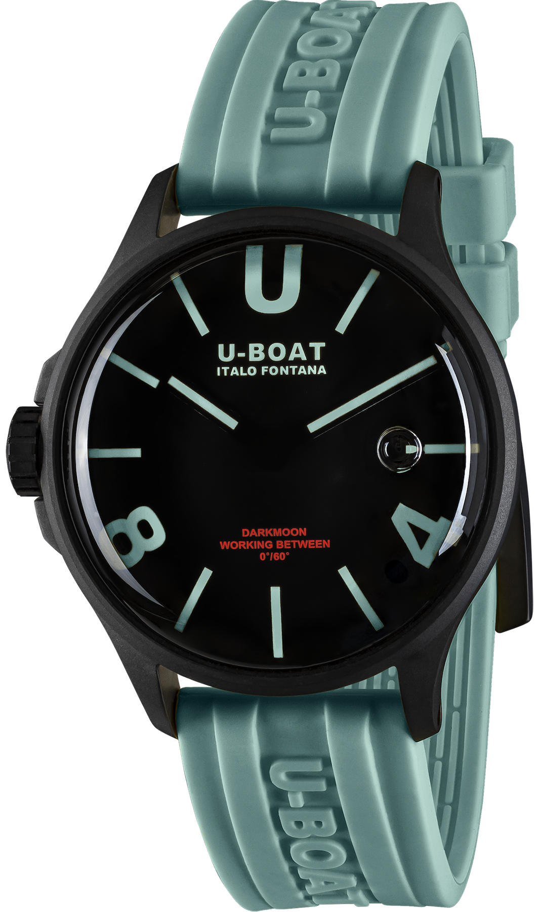 U-boat Darkmoon 44 Black Aquamarine Curve Pvd Pre-order