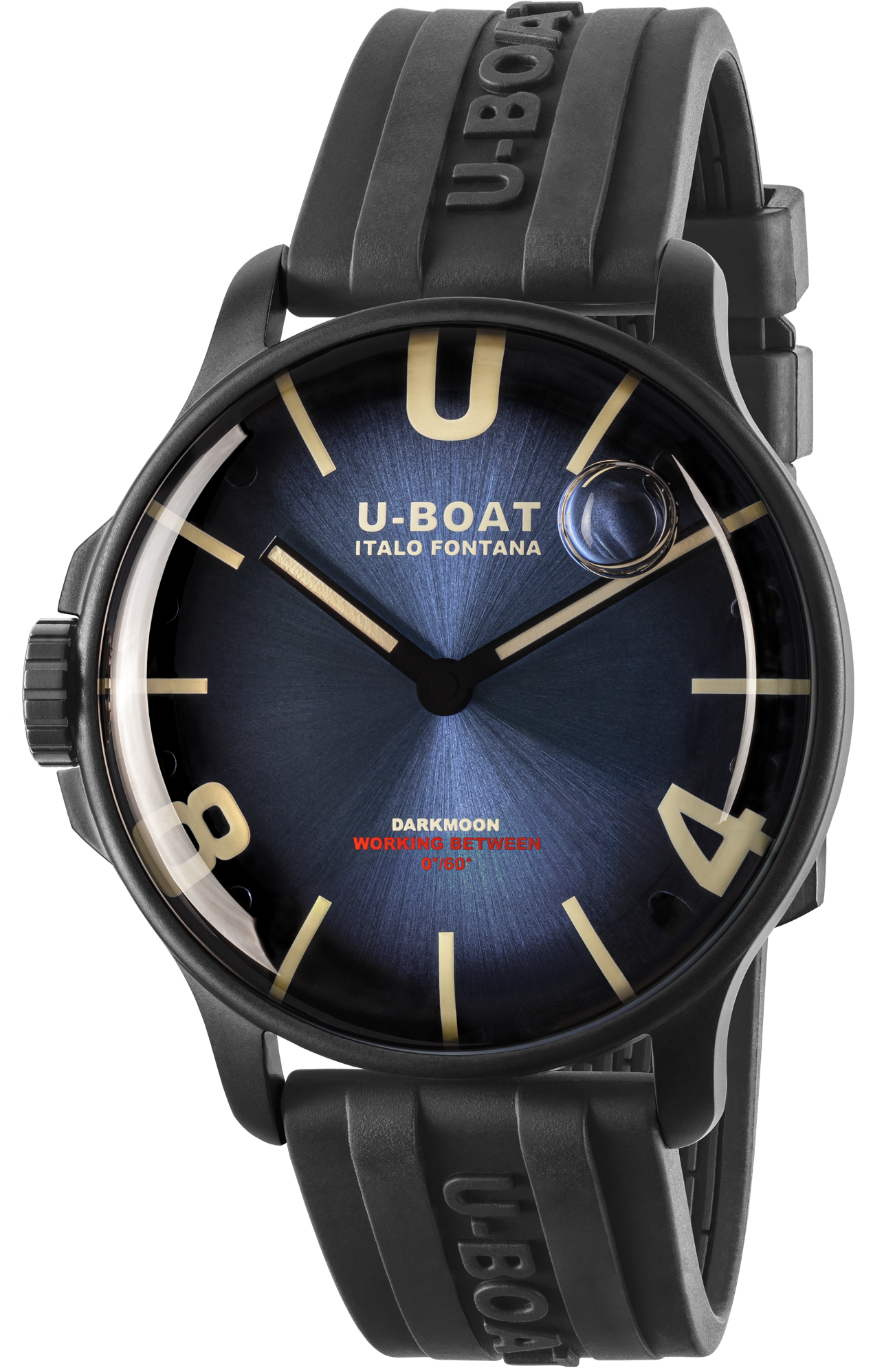 U-boat Darkmoon 44 Imperial Blue Pvd