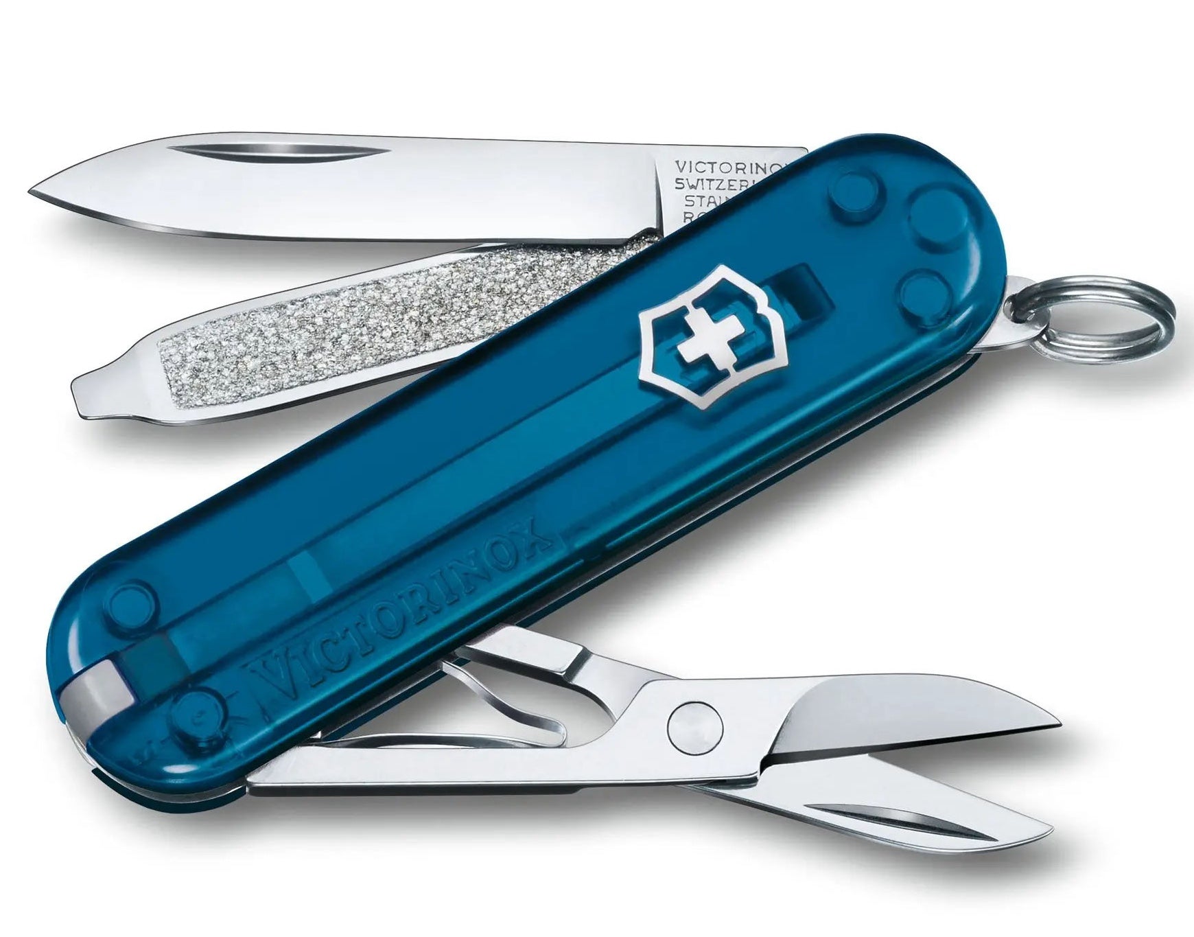 Victorinox Small Pocket Knife Classic Sd Transparent Sky High