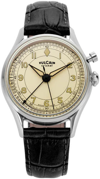 Vulcain Cricket Classique 36mm Eggshell