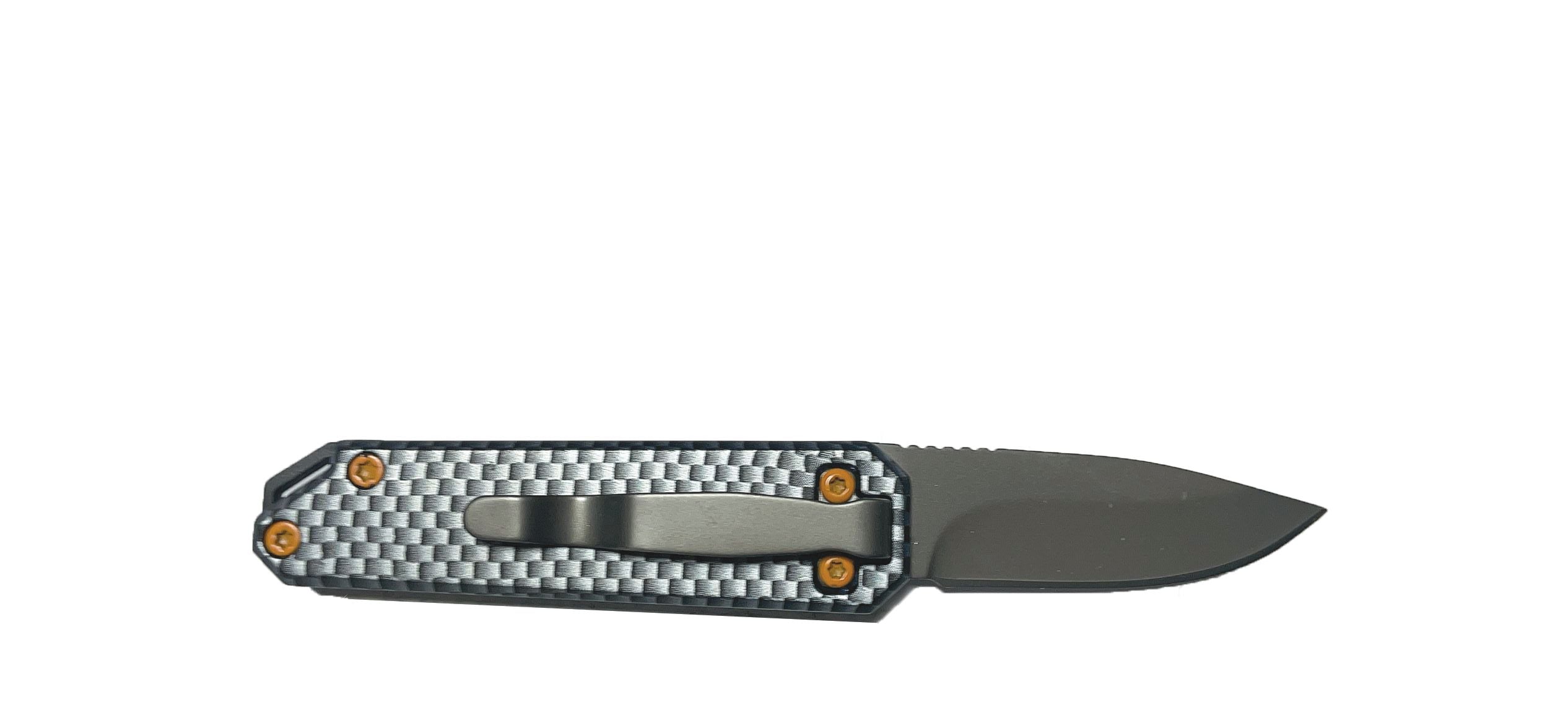 Whitby & Co Knife Leven Edc Carbon Fibre Pattern - Grey