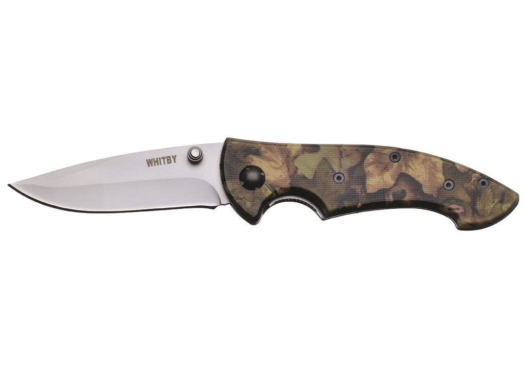 Whitby & Co Knife Lock Camo Handle 3 - Silver