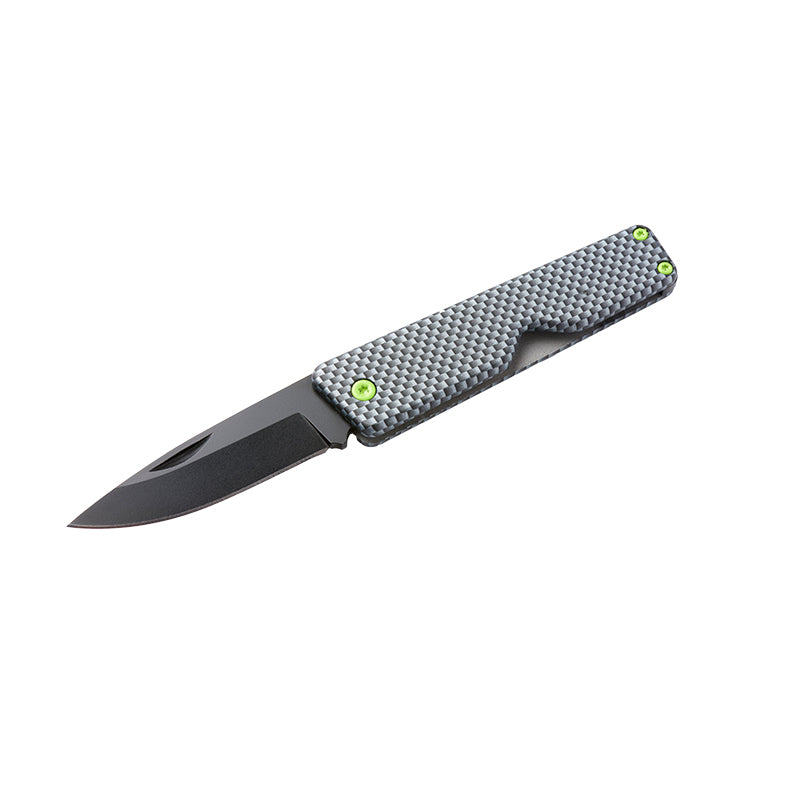 Whitby & Co Knife Mint Edc Carbon Fibre Pattern - Grey