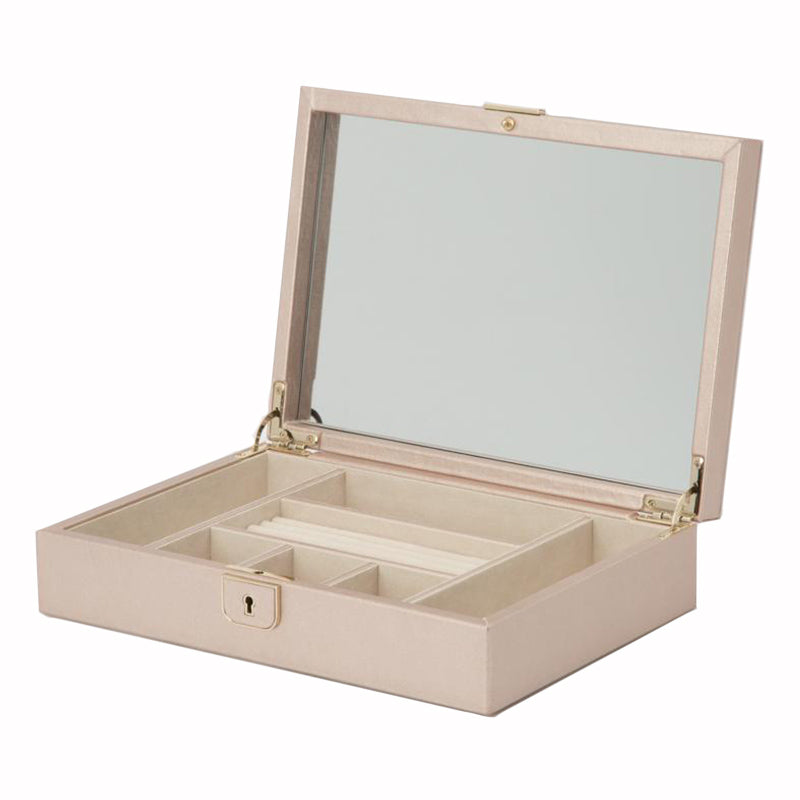 Wolf Jewellery Box Palermo Medium Rose Gold - Rose