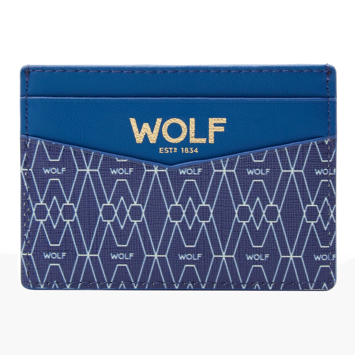 Wolf Signature Vegan Collection Blue Cardholder - Blue