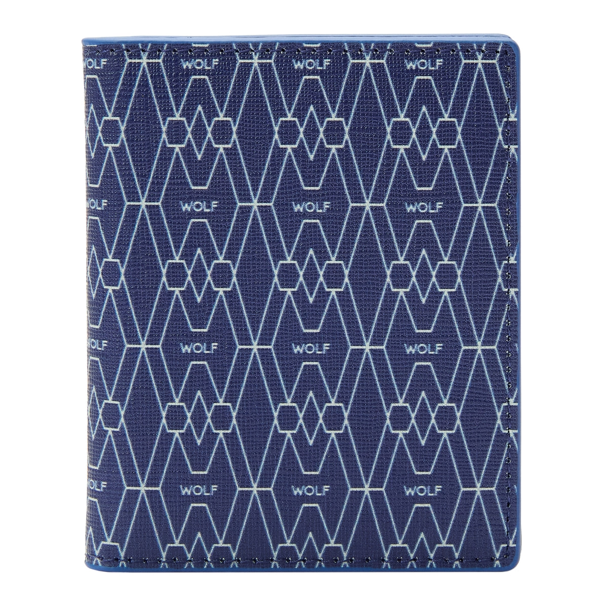 Wolf Signature Vegan Collection Blue Range Id Card Case - Blue