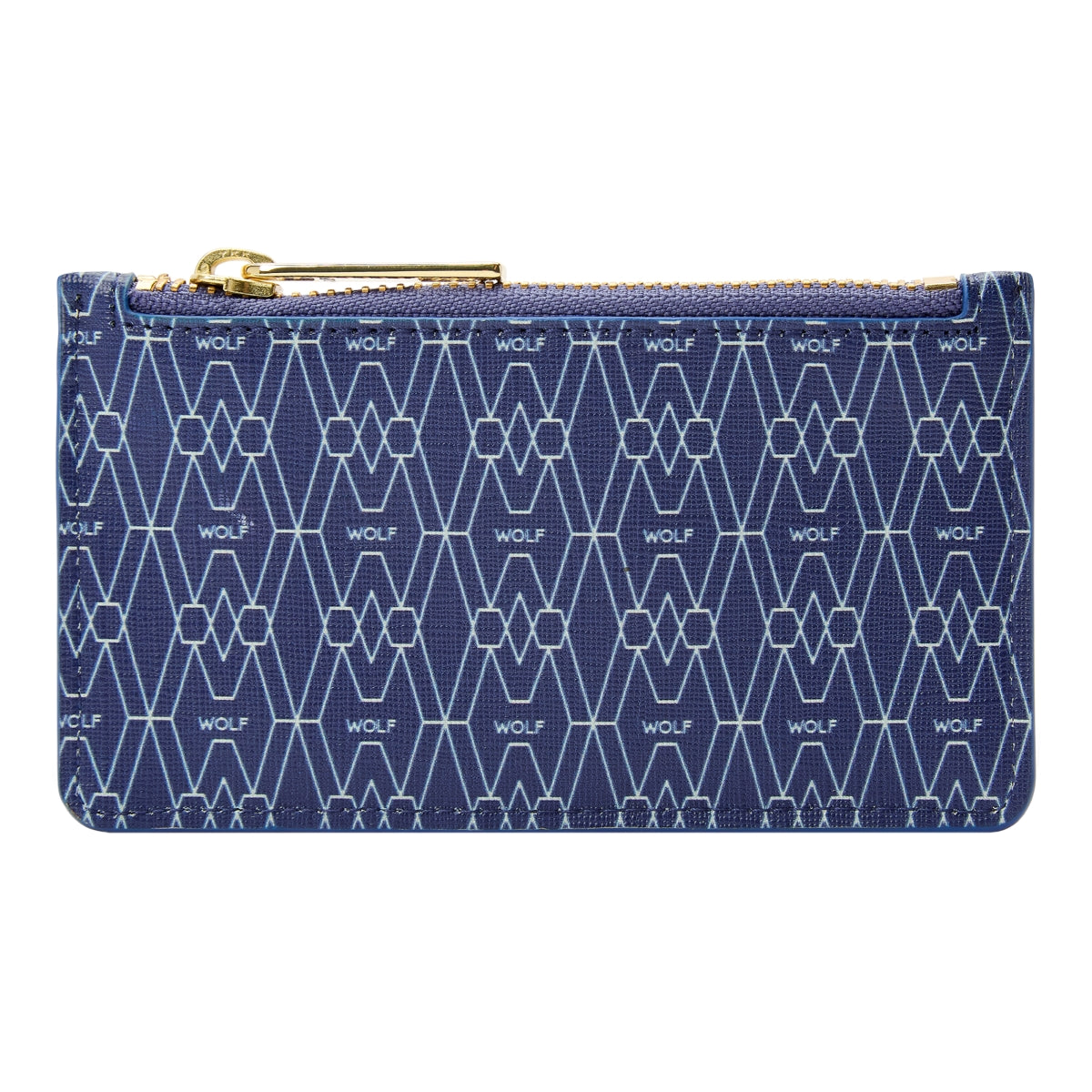 Wolf Signature Vegan Collection Blue Range Zip Case - Blue