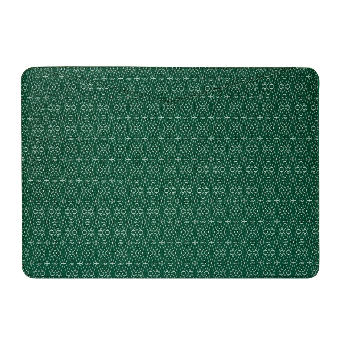 Wolf Signature Vegan Collection Green Range 16 Inch Laptop Sleeve - Green