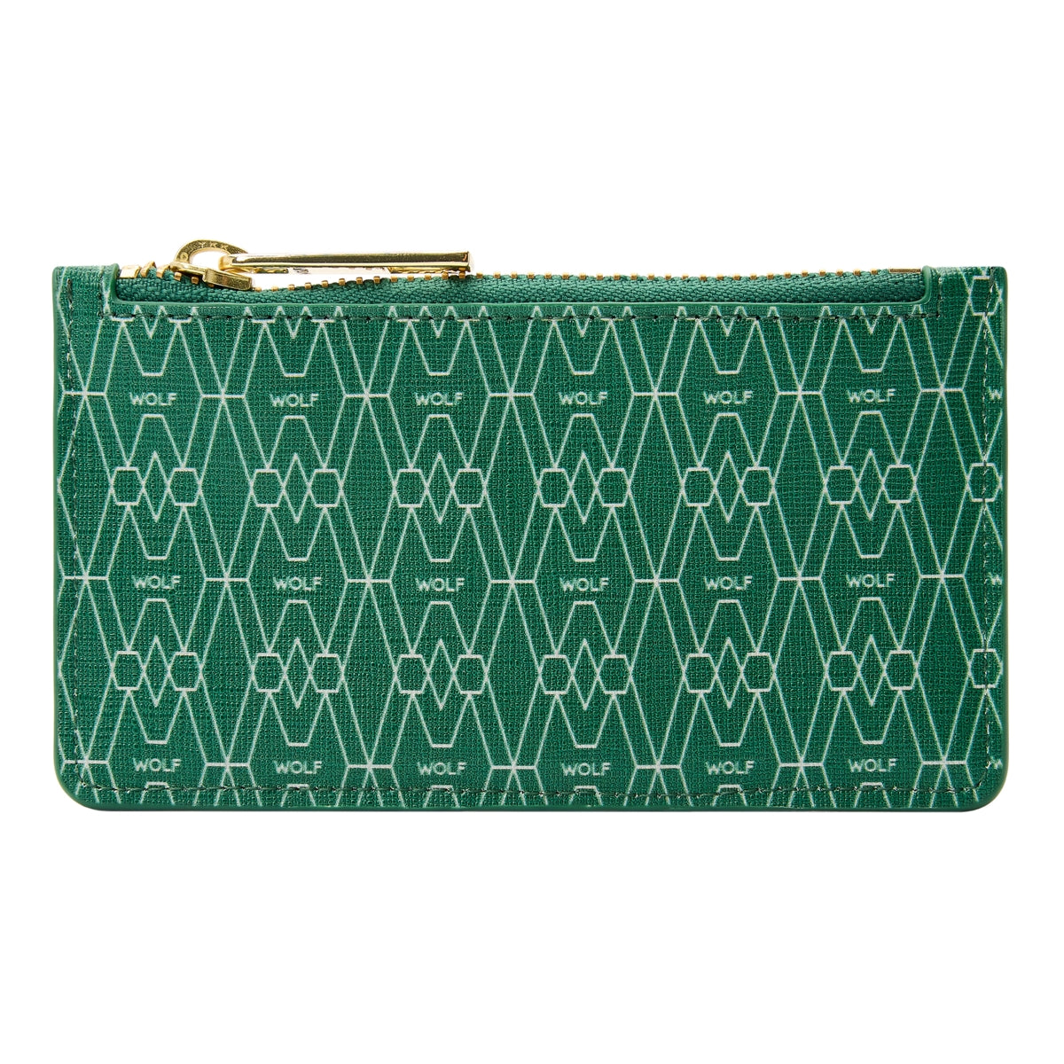 Wolf Signature Vegan Collection Green Range Zip Case - Green