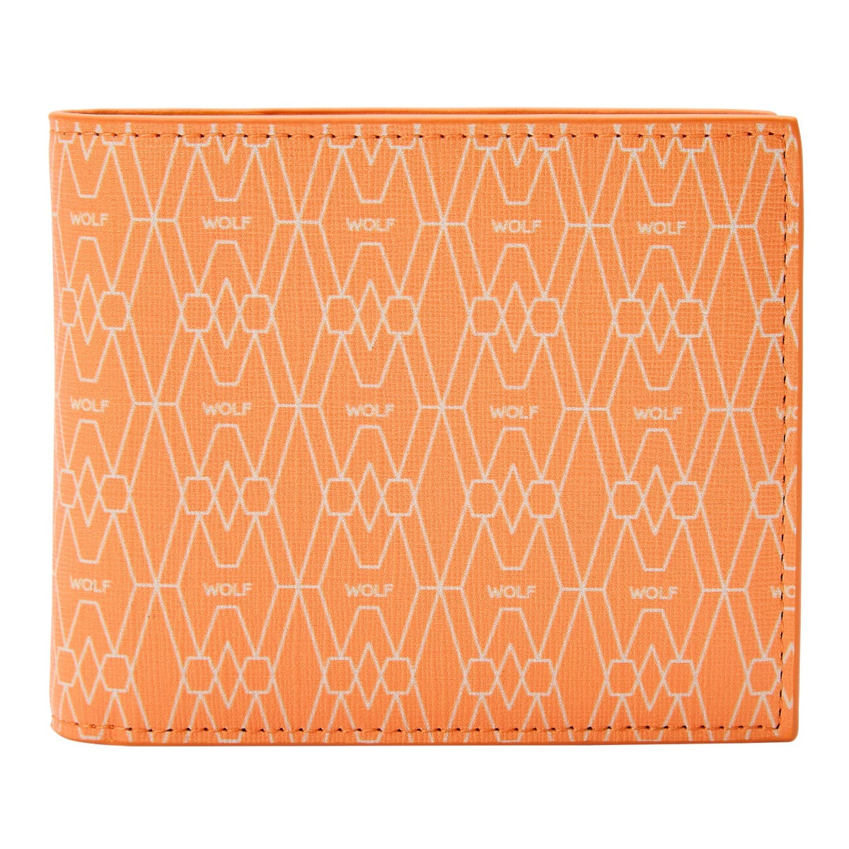 Wolf Signature Vegan Collection Orange Billfold Wallet - Orange