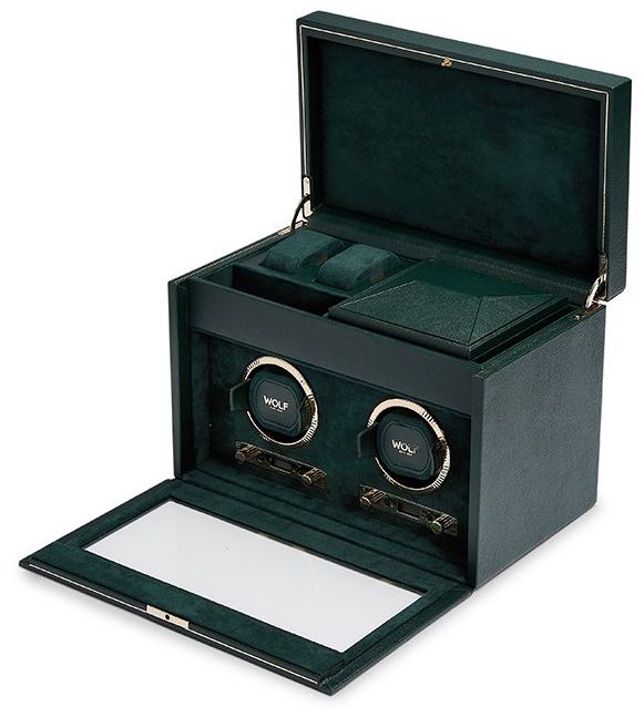 Wolf Watch Winder British Racing Green Double