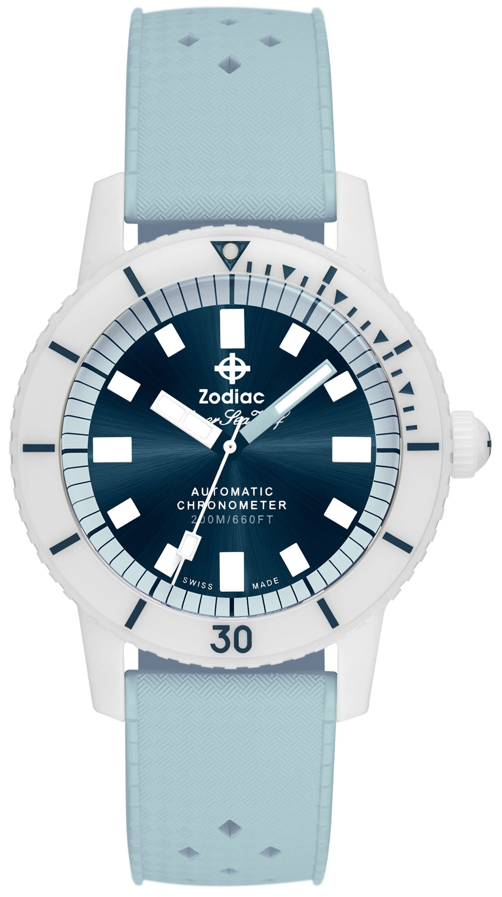 Zodiac Super Sea Wolf Ceramic Blue D