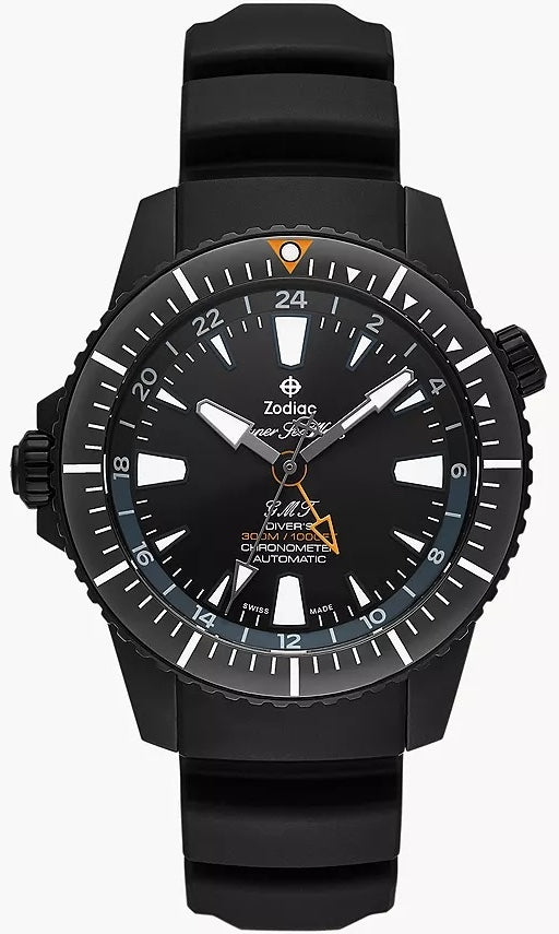 Zodiac Super Sea Wolf Pro Diver Gmt Limited Edition