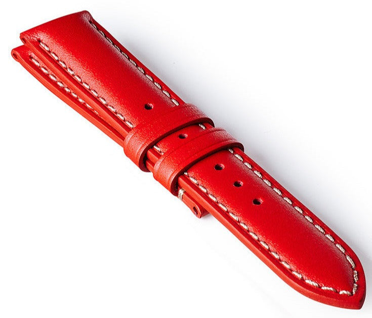 Bremont Strap Leather Red White 20mm Regular