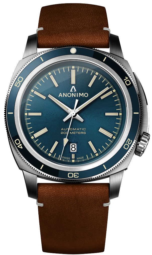 Anonimo Watch Nautilo Vintage Blue Mens