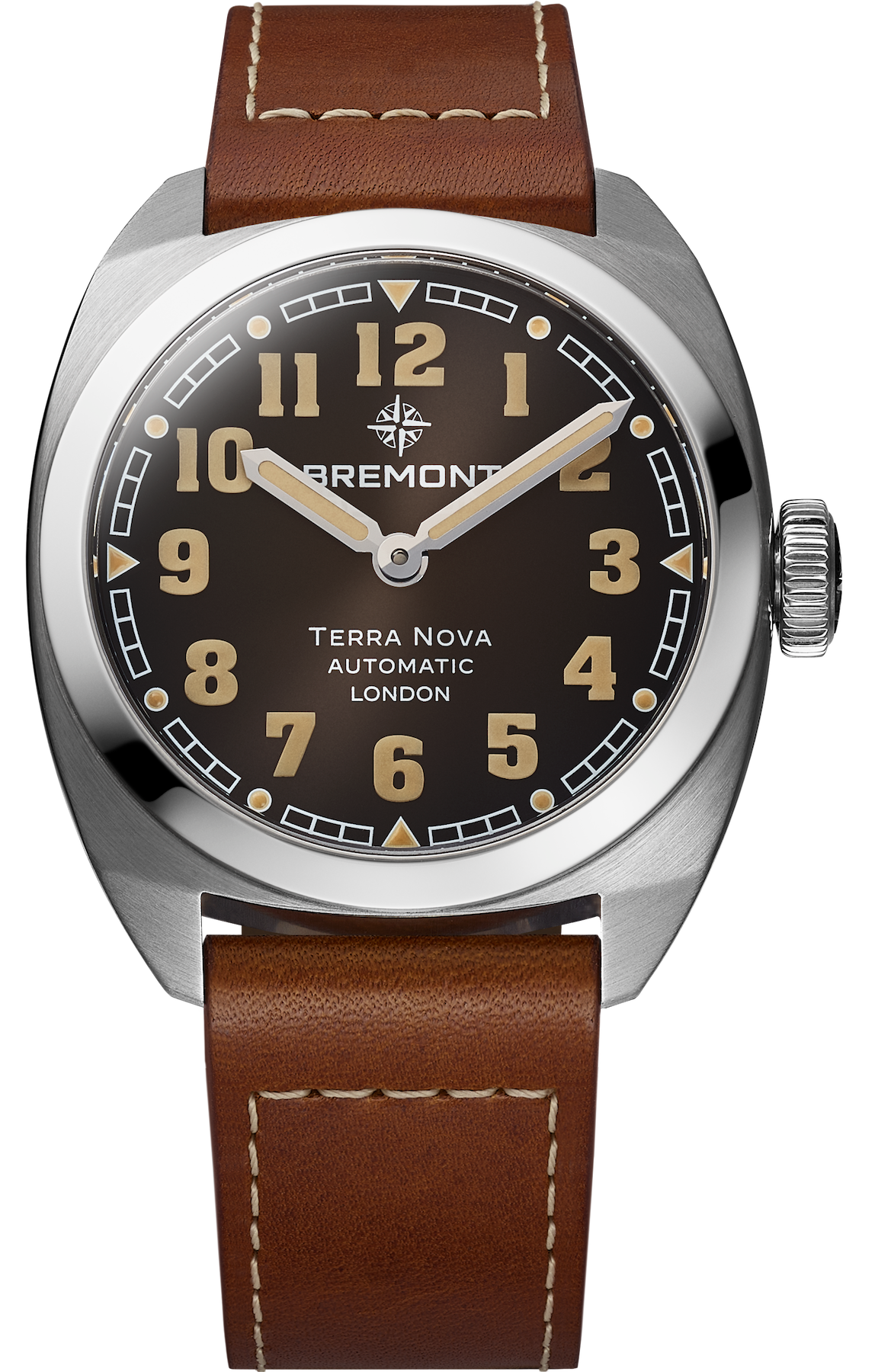 Bremont Terra Nova 38 Black Leather