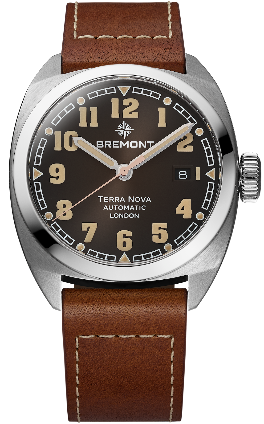 Bremont Terra Nova 40.5 Date Black Leather