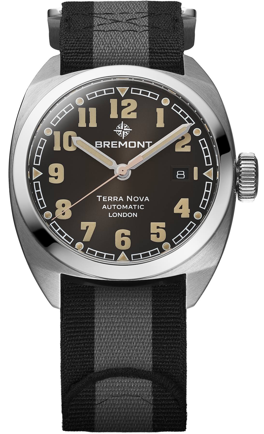 Bremont Terra Nova 40.5 Date Black Nato