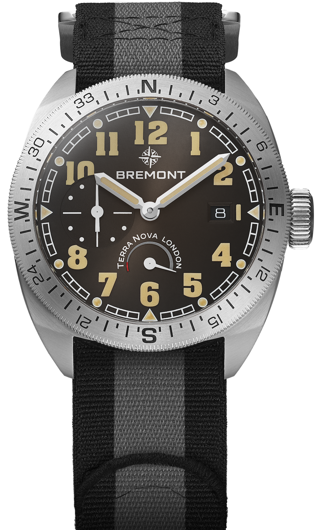 Bremont Terra Nova 40.5 Turning Bezel Black Nato