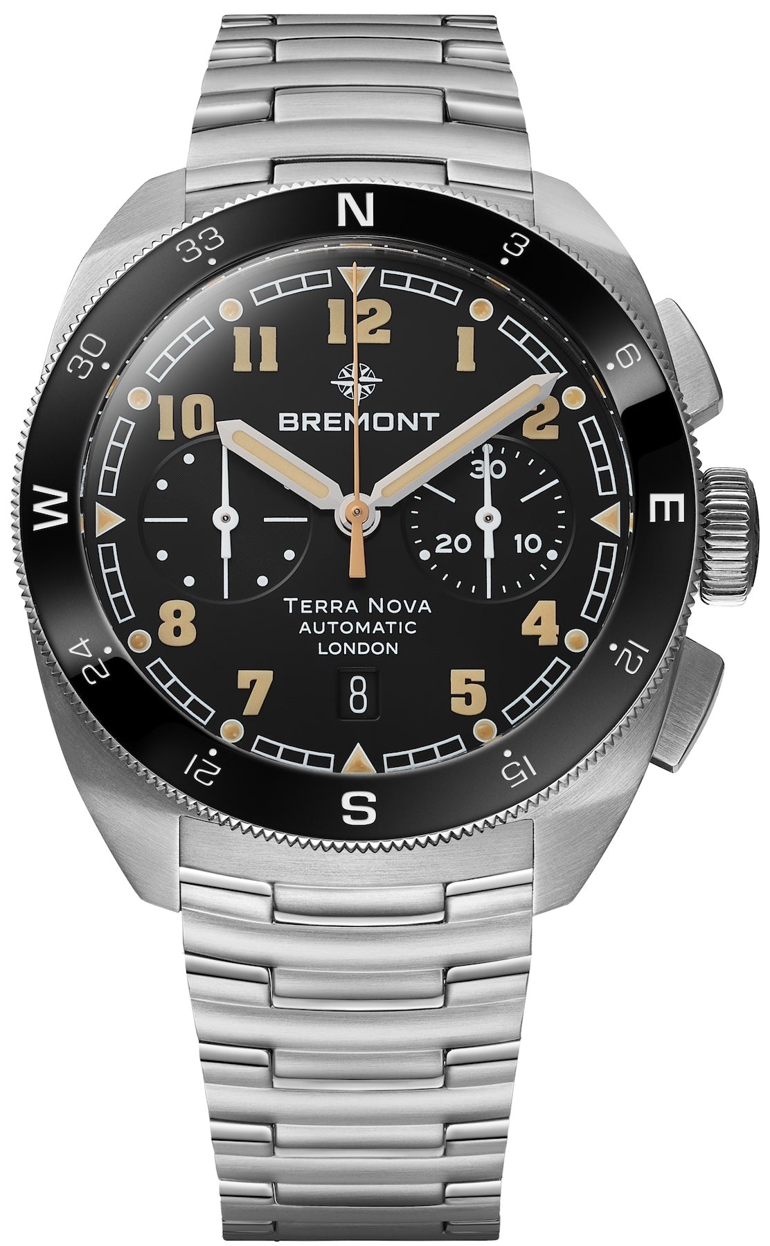 Bremont Terra Nova 42.5 Steel Chronograph Bracelet