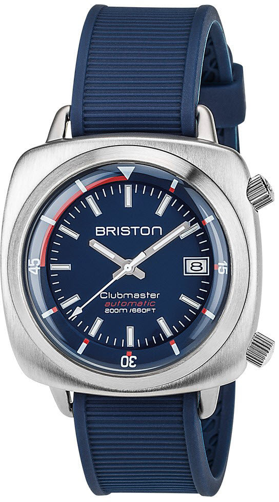 Briston Clubmaster Diver Brushed Steel