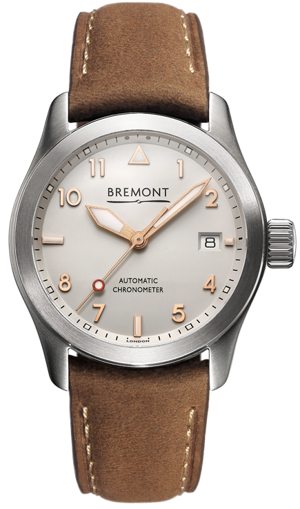 Bremont Watch Solo 37mm Rose Dial Numerals