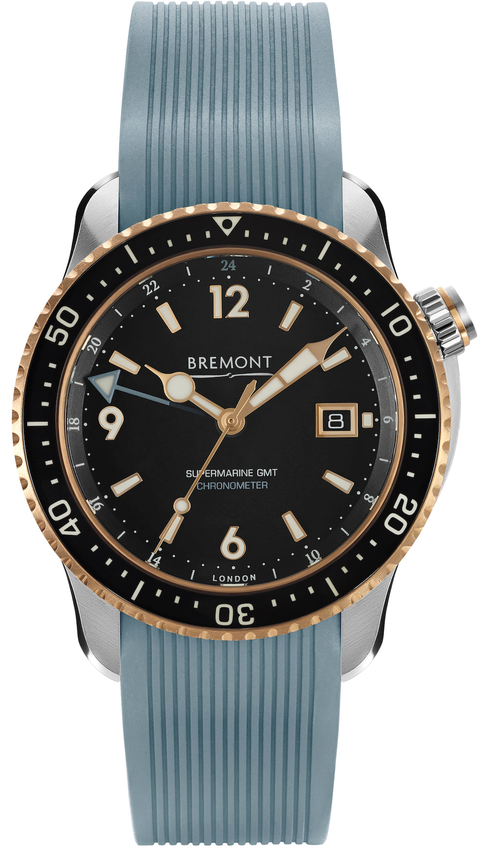 Bremont Watch Supermarine Descent Ii Blue Strap