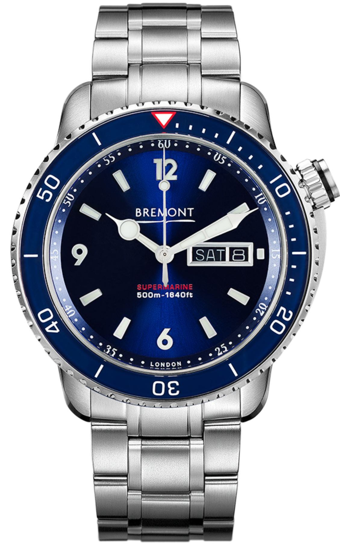 Bremont Watch Supermarine S500 Blue Bracelet