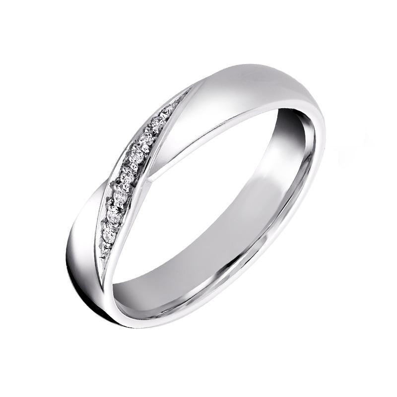 Platinum 0.35ct Diamond Wedding Half Eternity Ring