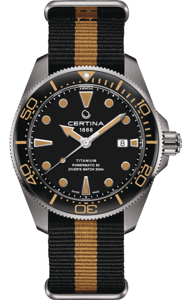 Certina Watch Ds Action Diver 43 Titanium