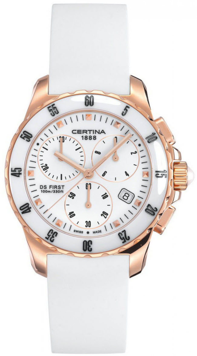 Certina Watch Ds First Lady Ceramic Chrono Quartz