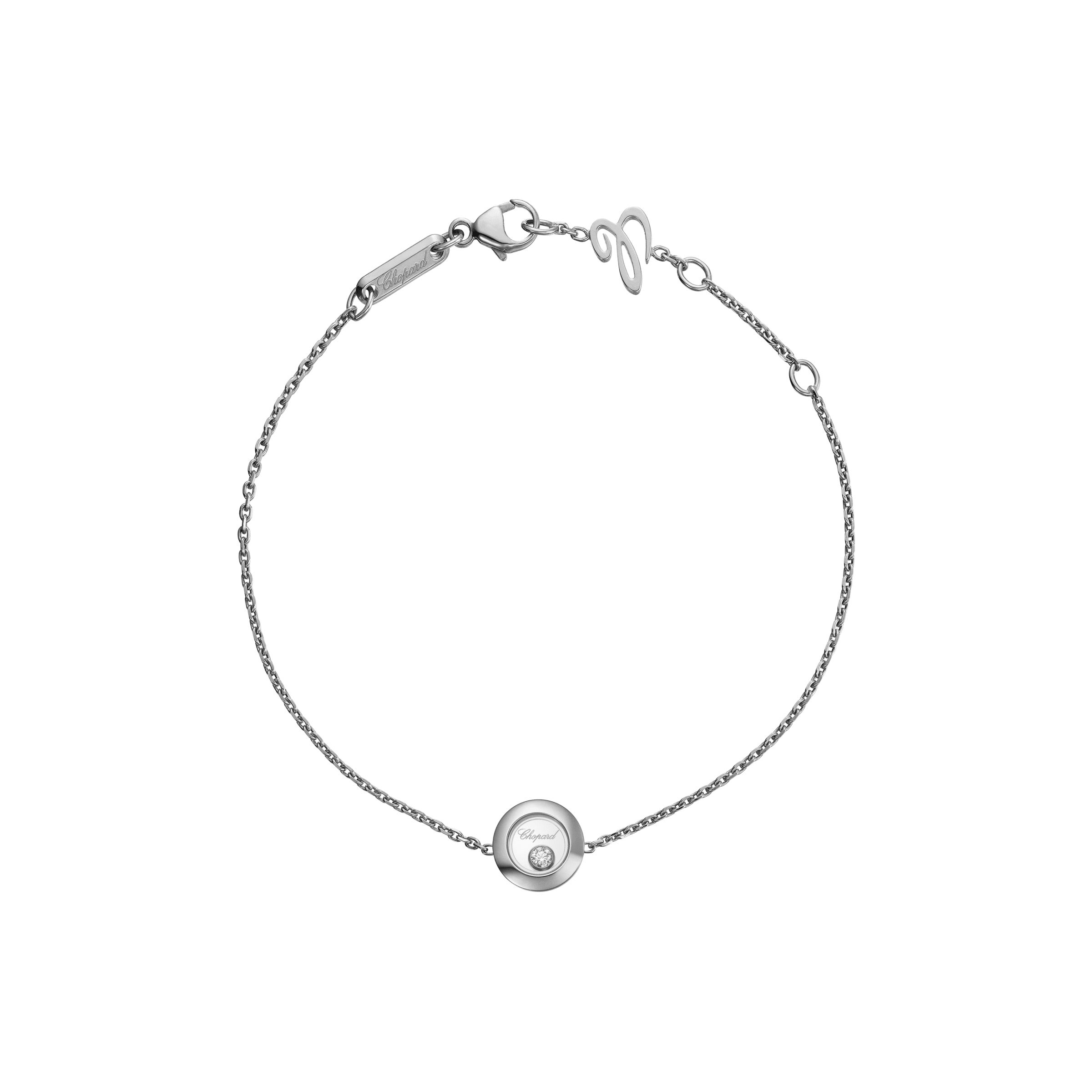 Chopard Happy Diamonds Icons 18ct White Gold Circle Bracelet