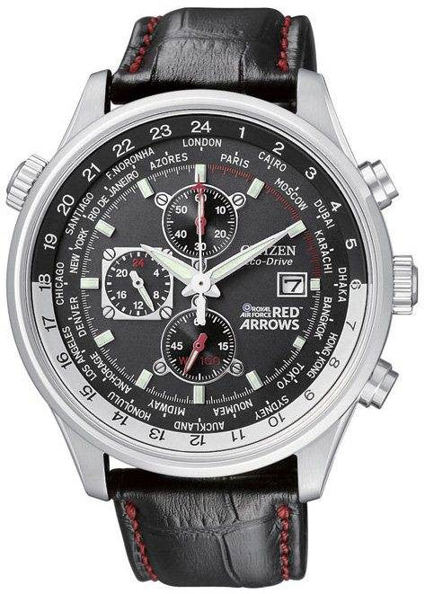 Citizen Watch Red Arrows Eco Drive World Time Chronograph