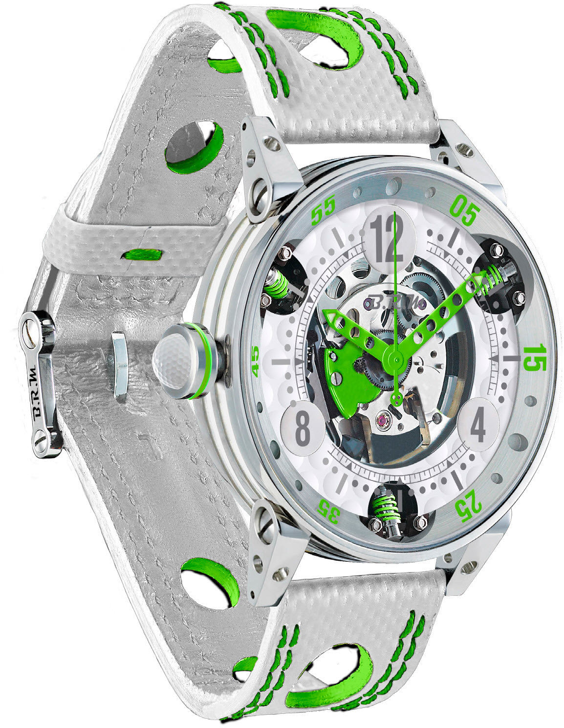 B.r.m. Golf Master Mens Lime Green Hands