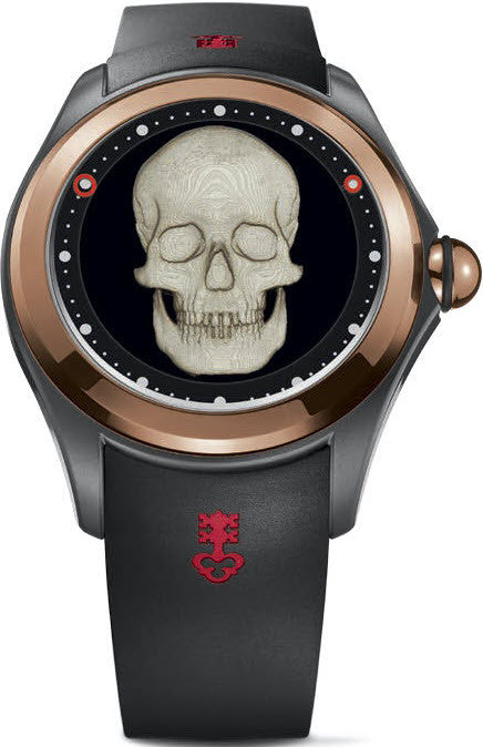 Corum Watch Bubble Magical 52 3d Skull