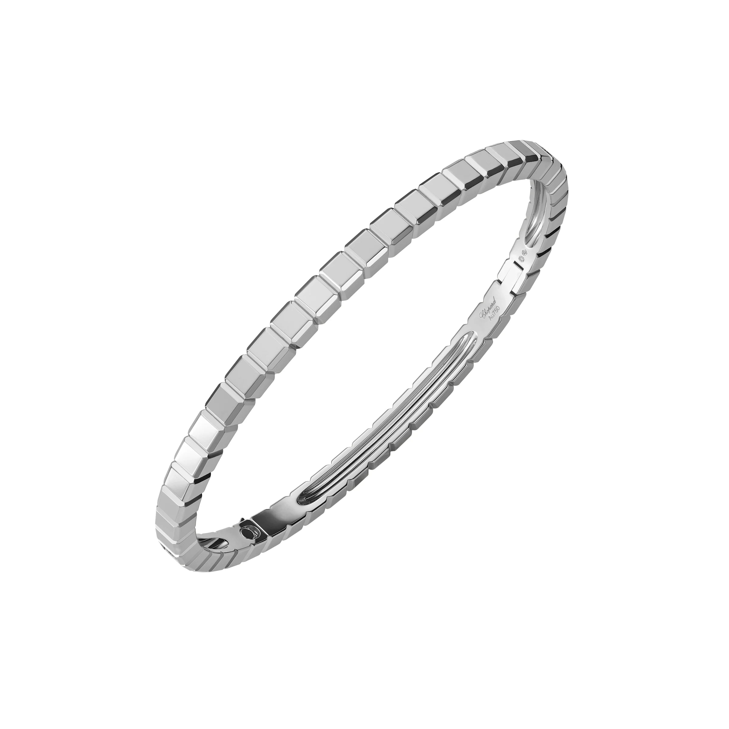 Chopard Ice Cube 18ct White Gold Bangle - L