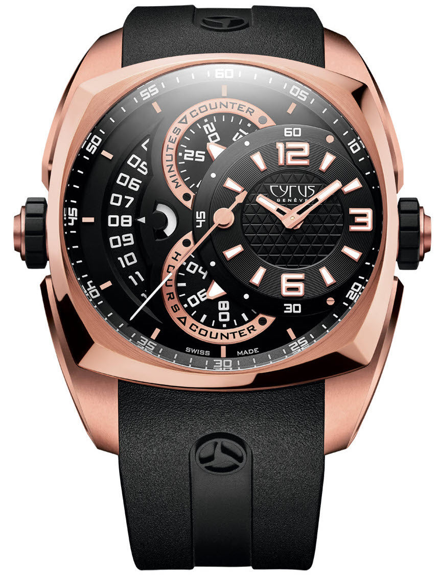 Cyrus Watch Klepcys Chronograph Rose Gold Limited Edition